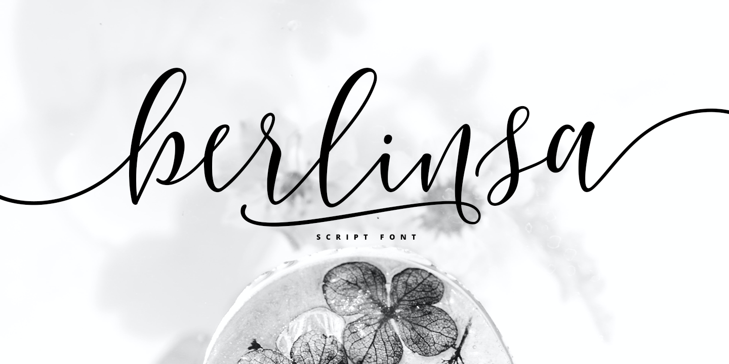 Beispiel einer Berlinsa-Schriftart